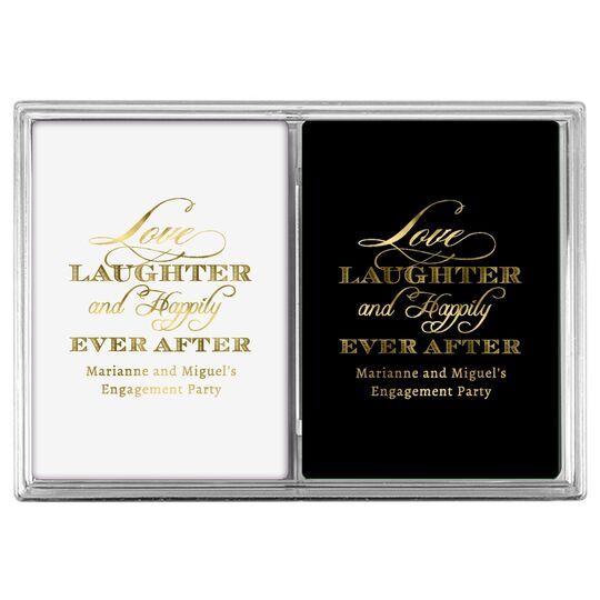 Love Laughter Ever After Double Deck Playing Cards